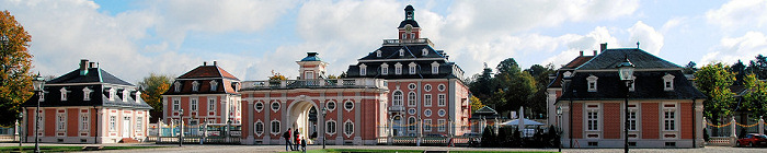 Barockschloss Bruchsal (Teilansicht) Barockschloss Bruchsal (Teilansicht)